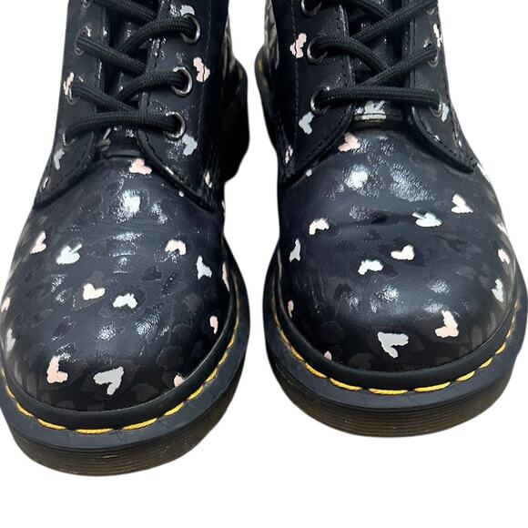Dr. Martens1460 Pascal Leather Wild Heart Printed Lace Up Boots - Picture 11 of 11